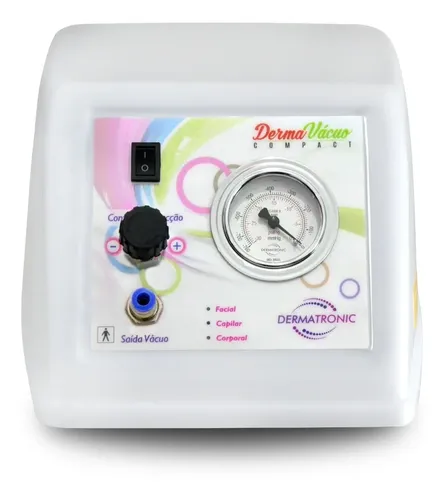 Aparelho Dermatronic para vacoterapia capilar com luneta de vidro