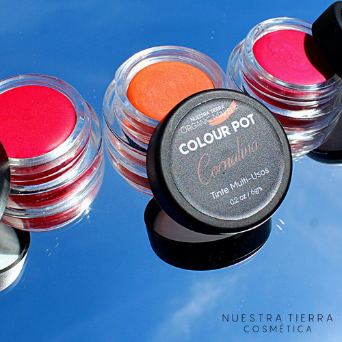 Tinte Multiusos Orgánico 3 En 1 Labial/rubor/sombra