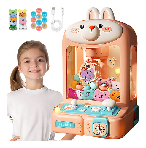 Mini Máquina De Garras Para Niños Juguete Peluche Con Sonido