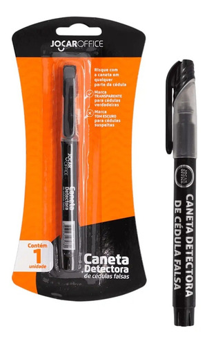 Imagem 4 de 5 de Kit Caneta Testa Identifica Notas Dinheiro Verdadeiro Falso