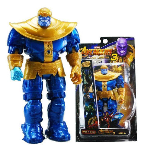 Thanos Acorazado 20cm Muñeco Avengers Superarticulado 