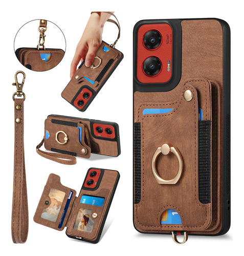 .para Funda For Moto G Stylus 5g 2024 Tipo Cartera Carcasa