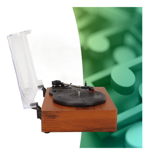 Tocadiscos Con Fonógrafo Vintage, Portátil, Retro