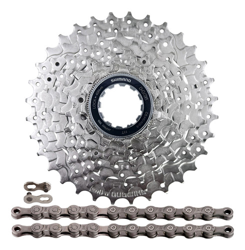 Pacha 9 Velocidades Shimano Hg400 11-32 + Cadena Kmc Z9 Ruta