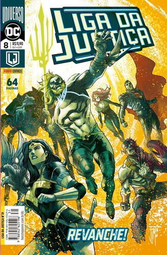 Liga da Justiça: Universo DC - 8 / 31: Revanche!, de Snyder, Scott. Editora Panini Brasil LTDA, capa mole em português, 2019