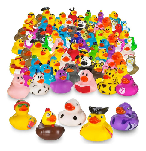 Playbees Assortment Patitos De Juguete De Pato De Goma Para 