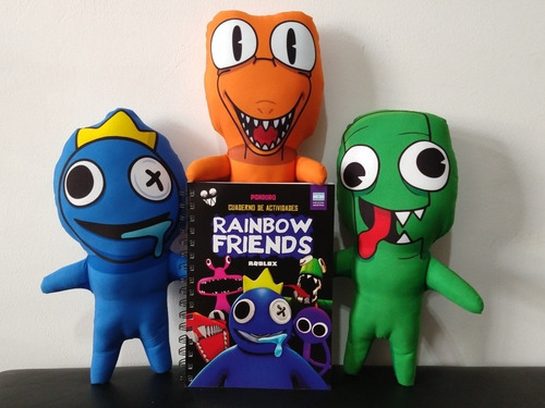 Muñeco Peluche Black Rainbow Friends Nuevo Personaje Negro
