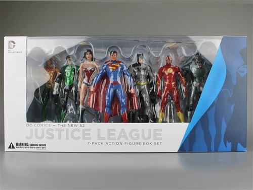 Liga De La Justicia Colección De 7 Figuras - Dc Collectibles