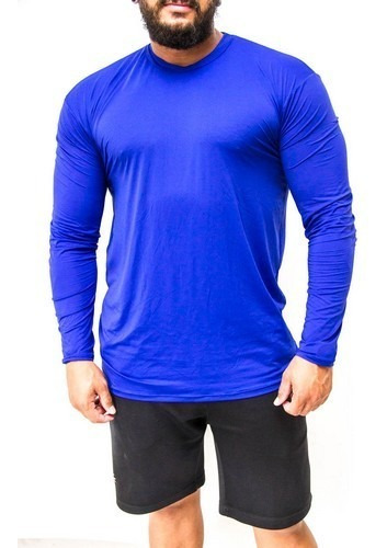 Camiseta Masculina Proteção Sola Tecido Gelado Uv 50_