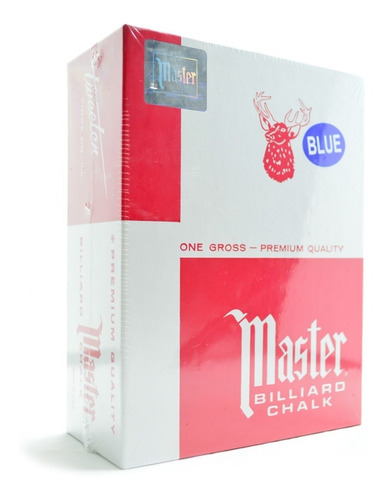 Caja De Tizas Master De Billar 144 Piezas