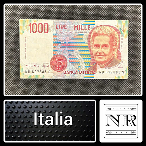 Italia - 1000 Liras - Año 1994 - P #114 - Montessori - Nd