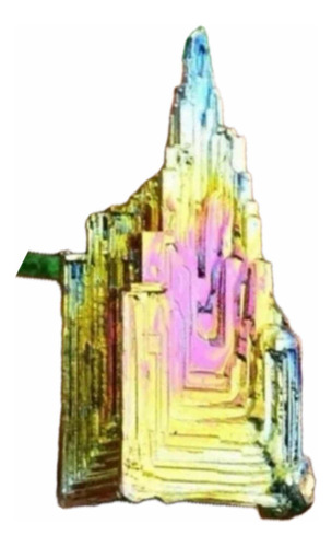 Torre Mineral Bismuto Natural Tornasol (25 A 30 Gr)