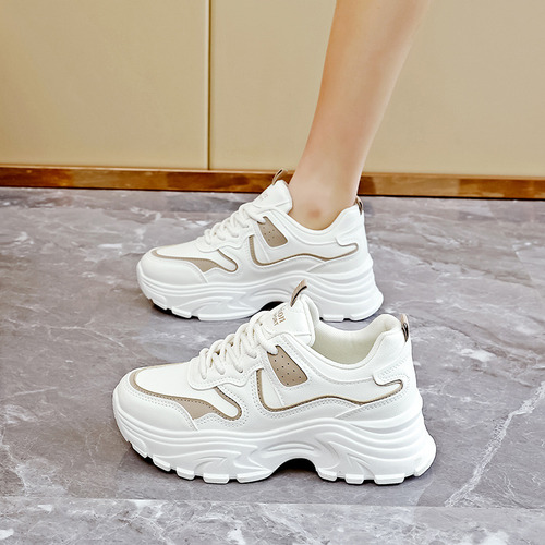 Zapatillas Gruesas, Zapatos Deportivos Casuales A La Moda Para Mujer