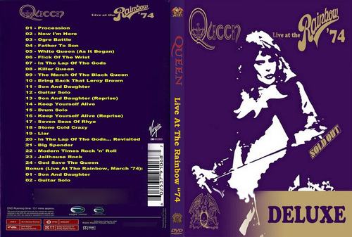 2 Dvds Queen - Live At The Rainbow ´74 