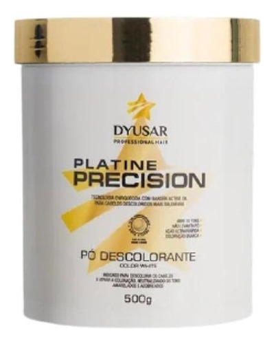 Kit Descolorante Dyusar Professional  Pó decolorante Dyusaar platine precision tom blonde