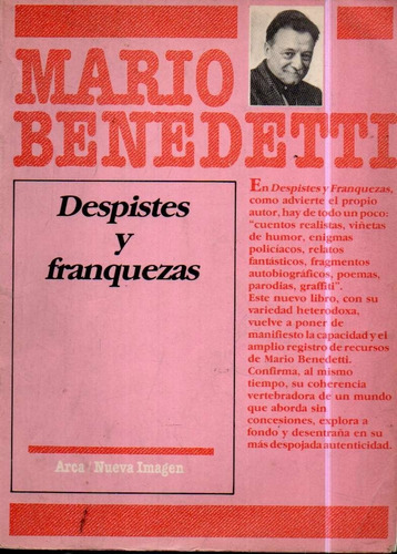 Despistes Y Franquezas Mario Benedetti 