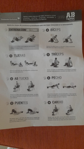 Aeróbicos Abdom. Tomic By Body Care Para Abdominales
