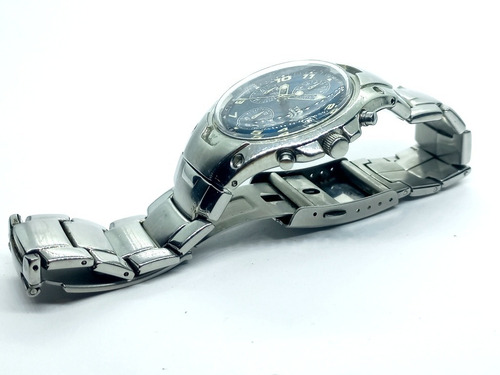 Reloj Timex Cuarzo Cronómetro Azulraro No Citizen Casio (Usado)