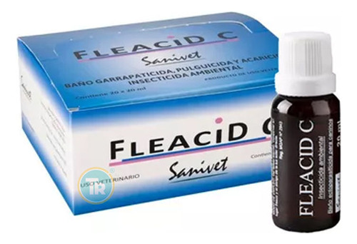 Fleacid C20ml Insecticida Ambiental Garrapaticida Pulguicida