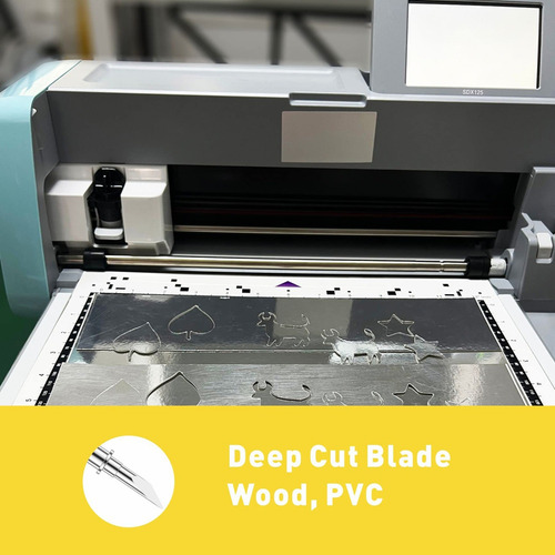 Paquete De 2 Cables Deep Cut Blade Df1 Para Brother Scanncut