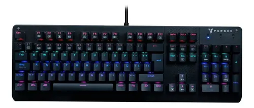 comprar Teclado Gamer Mecanico Perseo Electryon Rainbow Switch Blue