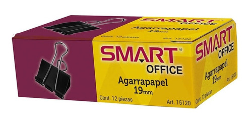 Agarrapapel 19mm Smart Office Art. 15120