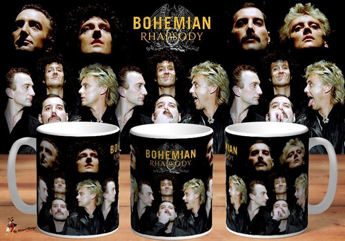 Taza De Ceramica Queen Bohemian Rhapsody Backstage Photo 4k 