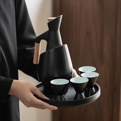 Set De Sake De Cerámica Bebida Sake Sake Set De Sake Para