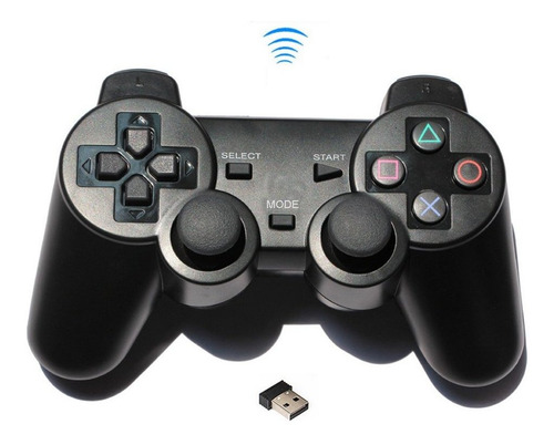 Imagen 2 de 5 de Wireless Usb Gamepad Joystick Para Android Tv Box Negro Lx