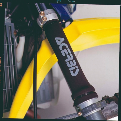 Imagen 2 de 5 de Cubre Barrales Horquilla Negros Neoprene Acerbis Par Rider