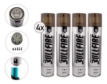 Comprar 4 Refil Gás Butano Maçarico Isqueiro 5 Adaptadores Volcano