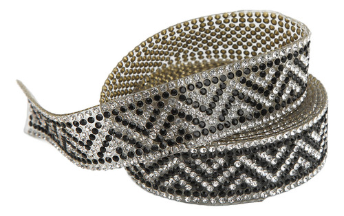 Corrente De Strass Diy Crafts Ribbon, 2 Jardas E 2 Cm De Lar