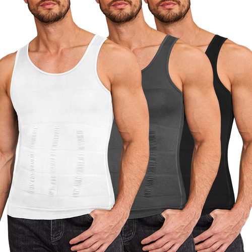 Coofandy Paquete De 2 Camisas De Compresin Para Hombre, Chal