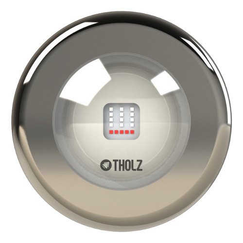 Kit 3 Refletor Tholz - Power Led Rgb 20w Inox
