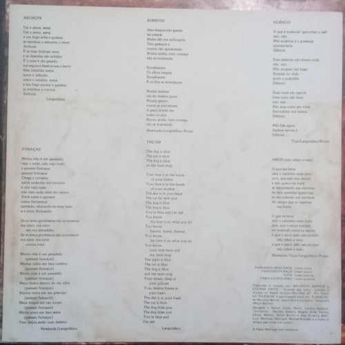 Imagem 5 de 7 de Mini Lp Vinil (nm) Eterno Grito Eterno Grito Ed. Toc 1989