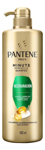 Shampoo Pantene 3 Minute Miracle Restauración 480ml