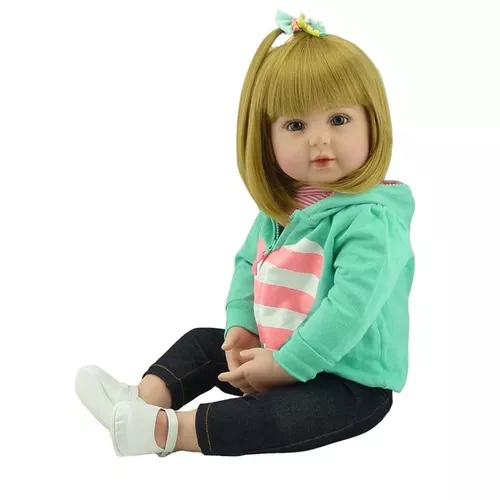 Bebê reborn corpo de silicone realista belinha esculpida A mão