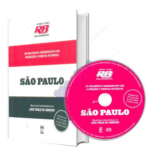 São Paulo Futebol Clube Livro + Cd Narrações Históricas Band