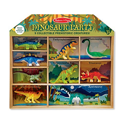 Dinosaur Party Play Set - 9 Dinosaurios Miniatura Colec...