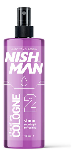 Nishman Serie After Shave (02 Storm, 3.4 Fl Oz)