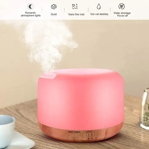 Humidificador Difusor Ultrasonico Aire Lampara Led