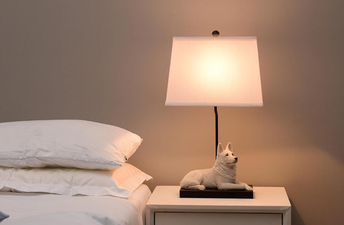 Lámparas De Perro Para Mesitas De Noche Con Interruptor De P