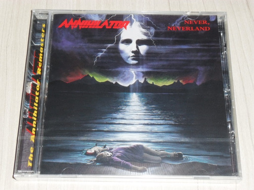 Cd Annihilator - Never, Neverland 1990 (europeu + 3 Bônus)