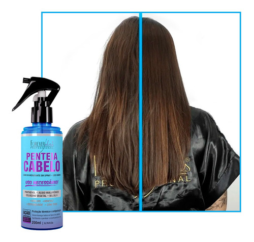 Imagem 6 de 6 de Forever Liss Leave-in Penteia Cabelo Ultra Hidratante 200ml