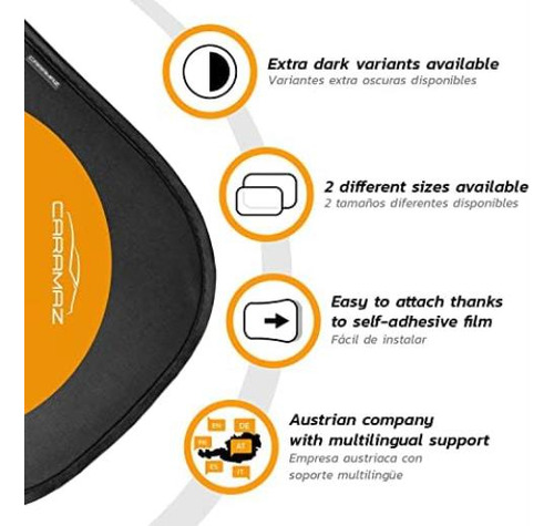 Caramaz Parasol Para Coche Para Bebé Con Protección Uv De 2