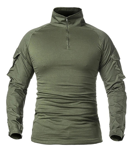 Camisa De Combate De Camuflaje Táctico Al Aire Libre Para Ho