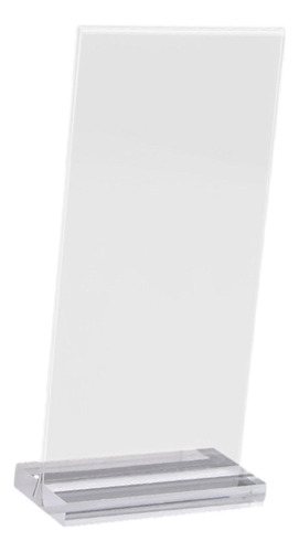 Soporte De Letrero Transparente, Pantalla Vertical De Doble