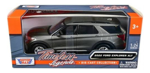 Motormax 1:24 2022 Ford Explorer Xlt Gris