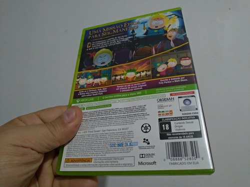 Jogo Xbox 360 South Park: The Stick Of Truth Físico Original (Usado)