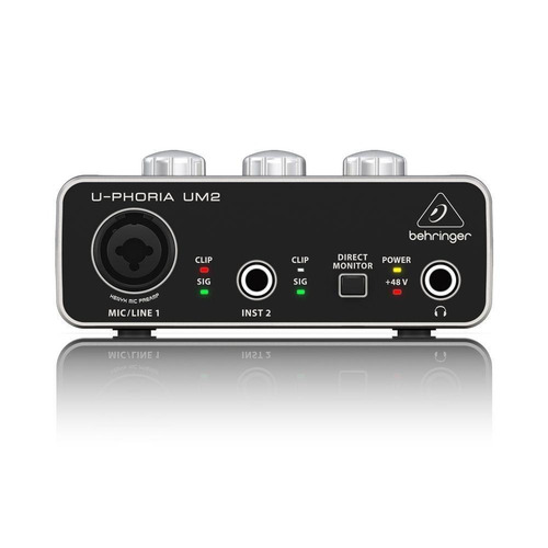 Imagem 5 de 6 de Interface De Audio U-phoria Um2 - Behringer + Nf + Garantia!